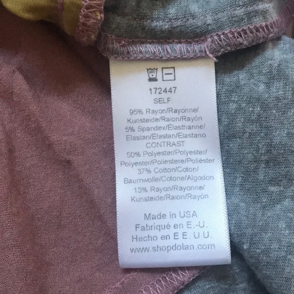 Anthropologie Dolan Left Coast Colorblock Top L - Picture 5 of 5